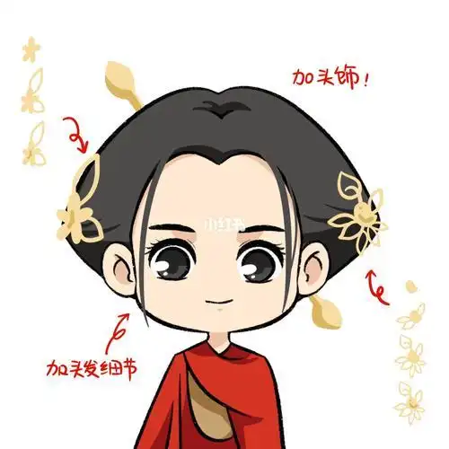 简笔画|教程|人物|q版|陈芊芊简笔画腮红睫毛眉毛