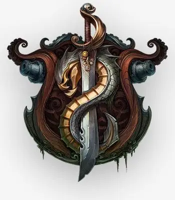 宝石蓝国风金属游戏ui水晶图标按钮底框矢量素材