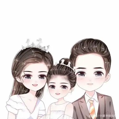 全家福图片,幸福家庭头像,一家三口,四口头像合集