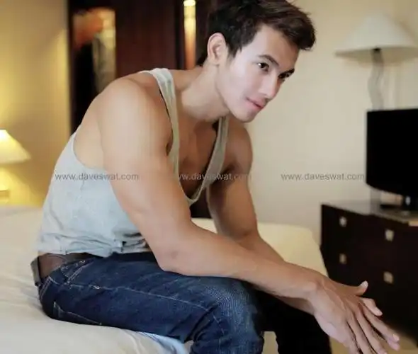 印尼肌肉男模dave swat 东南亚肌肉帅哥 daveswat 东方帅哥 印尼