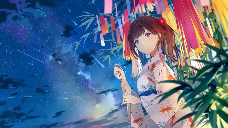 二次元性感动漫美女图片桌面壁纸高清大图预览1920x1080_卡通动漫下载