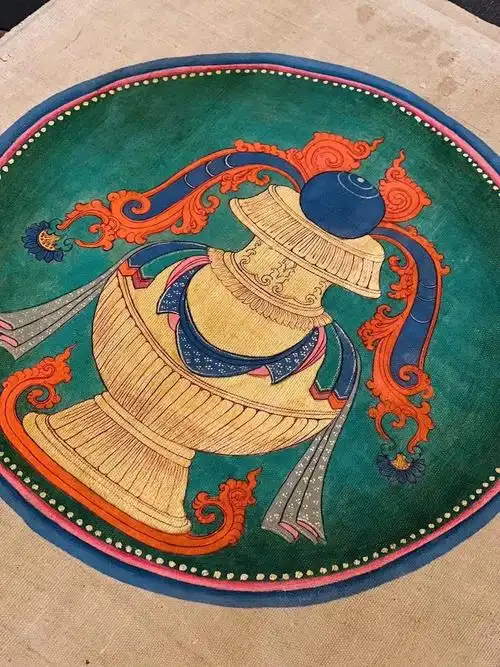 莲花,法螺,吉祥结,尊胜幢,法轮,是藏传佛教中八种表示吉庆祥瑞之物