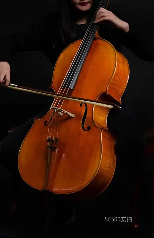 大提琴 christina sc500精制仿古大提琴 虎纹手工大提琴