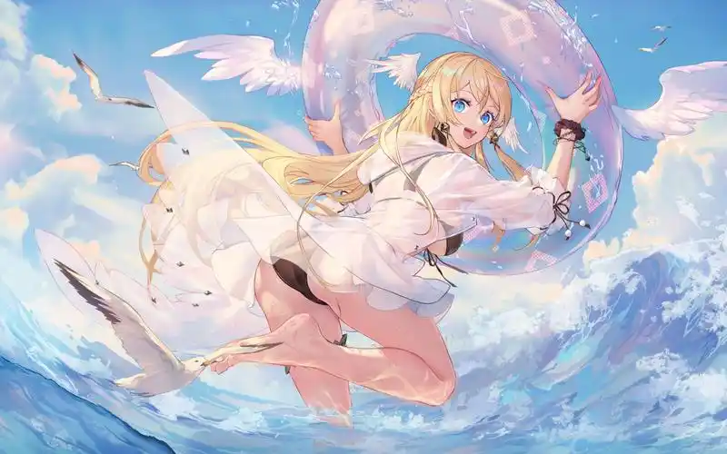 【4k/动态壁纸】梦筱《清凉夏日》_哔哩哔哩_bilibili