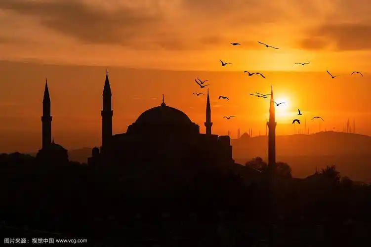 圣索菲亚大教堂的日出