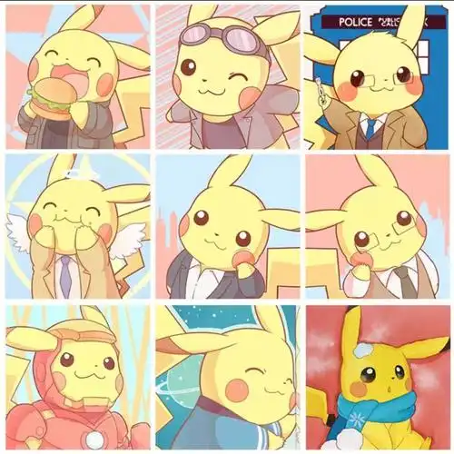 头像分享可爱皮卡丘786178