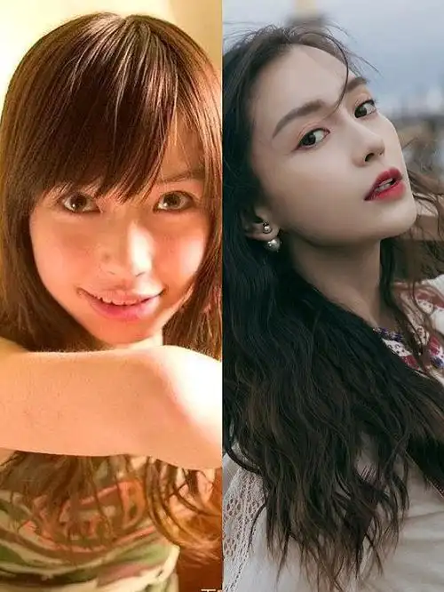 效果堪鞠婧祎对比图那我走美颜照和真实照片对比鞠婧祎和杨颖的合照