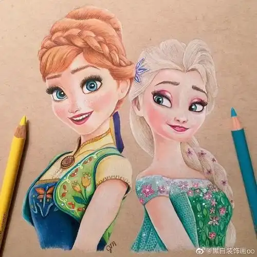 绘画素材##创意美术##彩铅##儿童画##儿童画素材