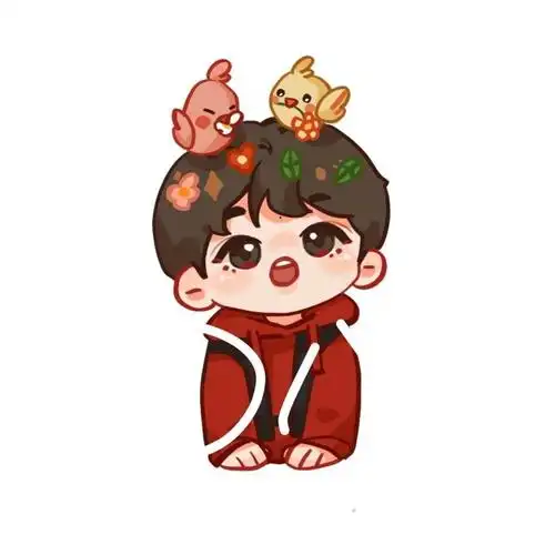 易烊千玺q版手绘头像