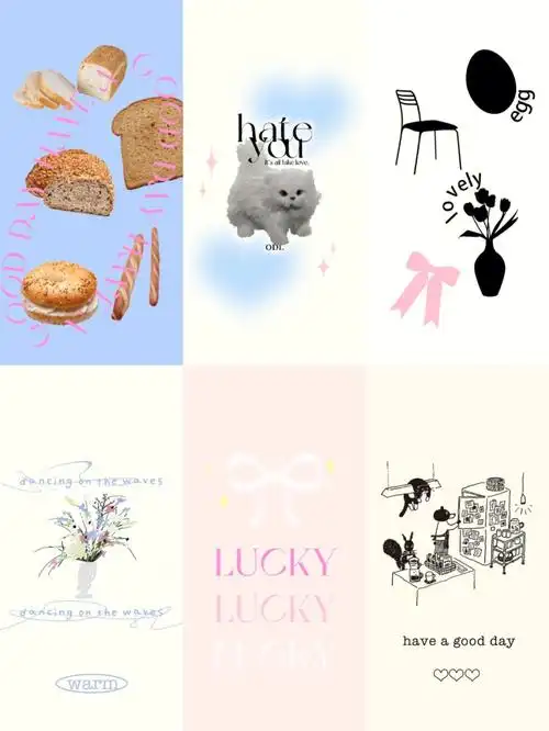 原创壁纸分享好喜欢奶呼呼的一切78