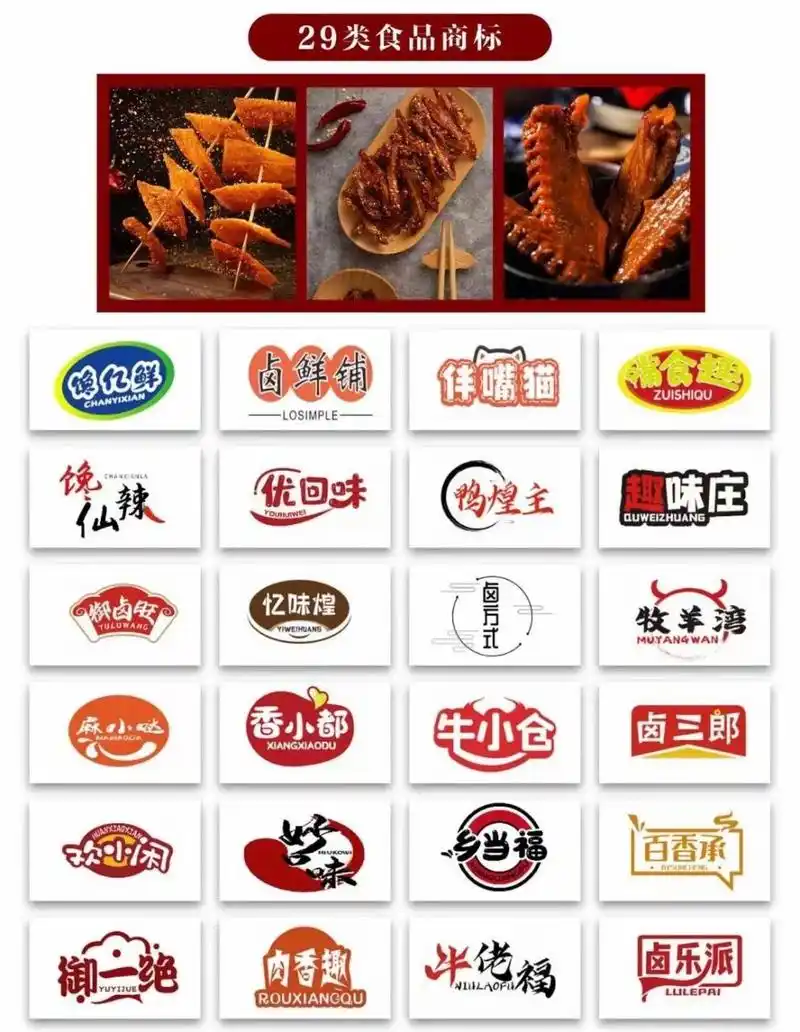 29类坚果,零食,熟食精品商标推荐 一个品牌的开始-商标很重要