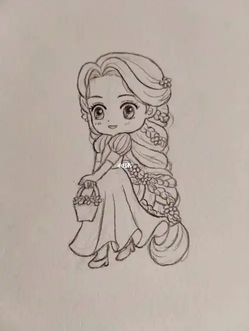 我的盲盒分享  #乐佩公主  #潮玩手办  #迪士尼公主盲盒  #插画手绘