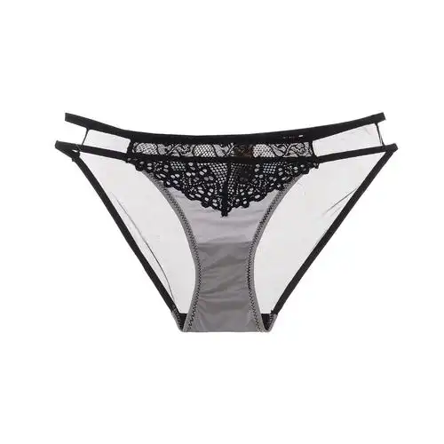 宫廷风复古内裤女纯棉裆透气性感网纱低腰女士超薄无痕夏季三角裤