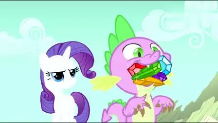 小马宝莉第19集:穗龙看到宝石留口水!