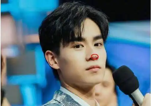 而男明星泪痣的代表则是小白白敬亭了.