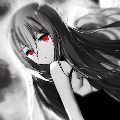 暗黑女孩头像眼睛 女生头像图片大全 -【爱个性】