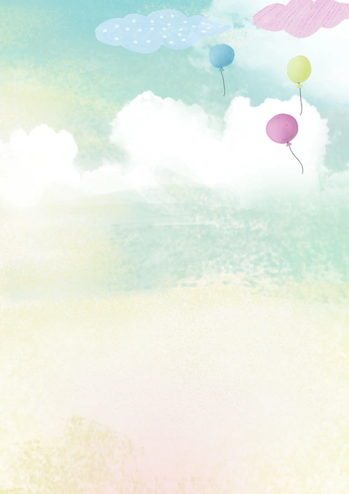 小清新海报背景