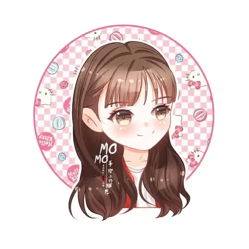 明星杨颖angelababyq版手绘头像bymomo手绘工作室