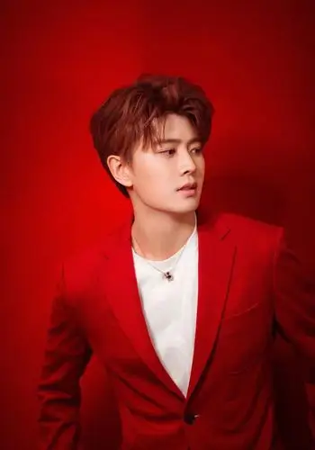 身穿红色西装的男明星:朱一龙,任嘉伦,易烊千玺,张艺兴,吴磊