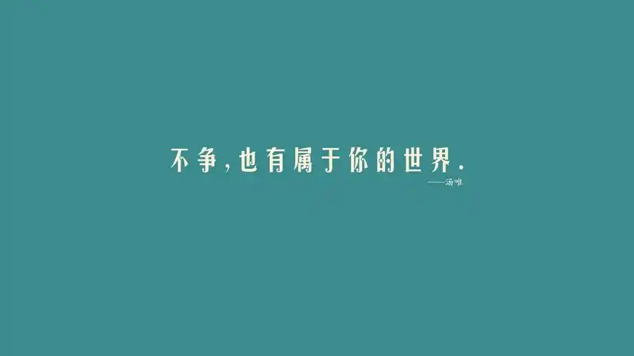 文字名人名言汤唯文字控壁纸