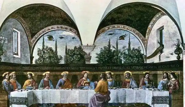 原创达芬奇最后的晚餐放大发现多出一个人专家感觉诡异却解释不了