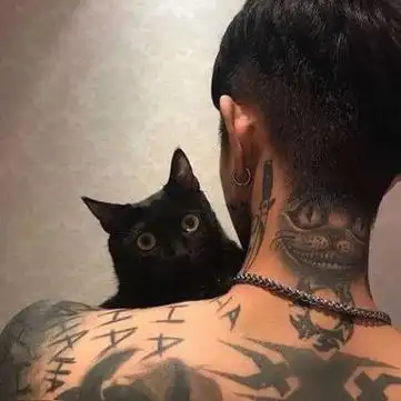 纹身男的霸气头像