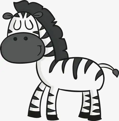 关键词 : 矢量图,斑马,商务,黑白色,卡通,手绘,创意,简约