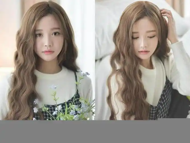 立体感满分的女烟花烫发型图片