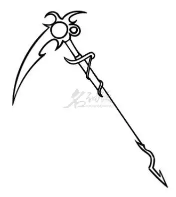 镰刀怎么画镰刀绘画过程