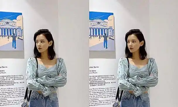 张予曦"童年照"遭疯传,大眼睛瓜子脸美成洋娃娃,这脸确定真实存在?