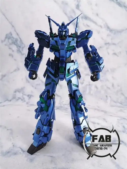 改色金属蓝搭配全套金属改件全装独角兽涂装作品