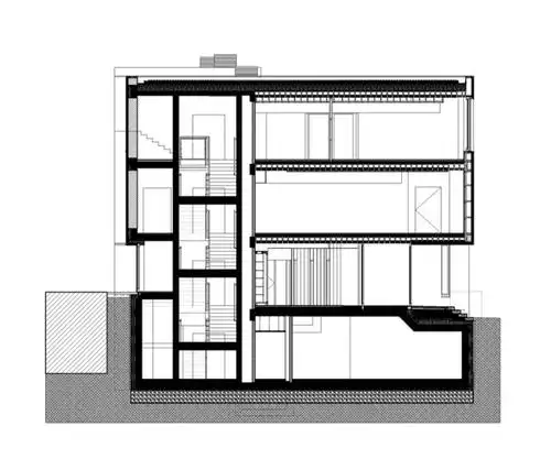 大楼剖面图-花瓣网|陪你做生活的设计师 | 龙建筑设计论坛1