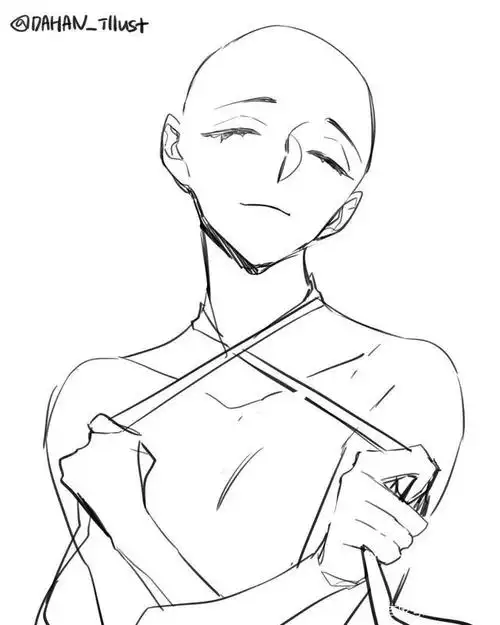 「绘画素材」甜蜜接吻与病娇风人物动态模板参考来啦!