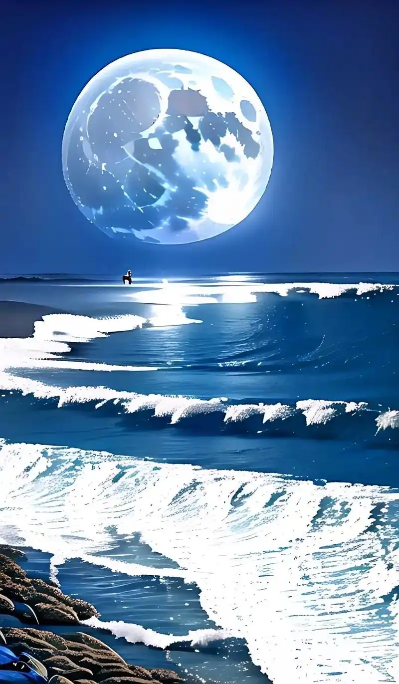 唯美意境 #蓝色治愈系 #美图分享 做颗星星,有棱有角,还 - 抖音