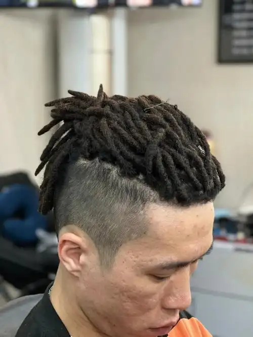 美式脏辫 ##广州男士理发店  #广州barbershop