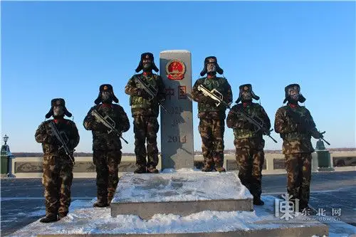 黑龙江边防官兵-45℃坚守岗位巡逻边境线