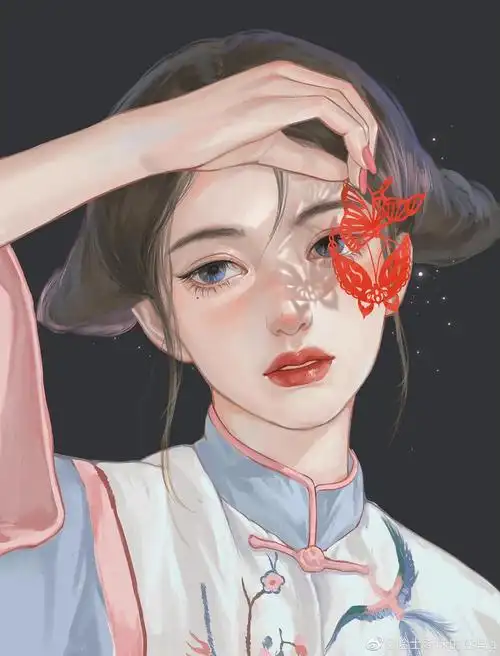 求汉服美女的动漫头像