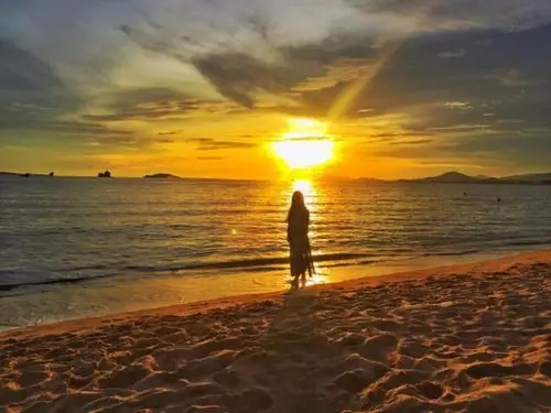 爱在日落黄昏时——就是想去海边看日落_三亚游记_途牛
