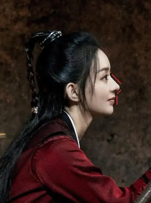 女神赵丽颖完美直翘鼻