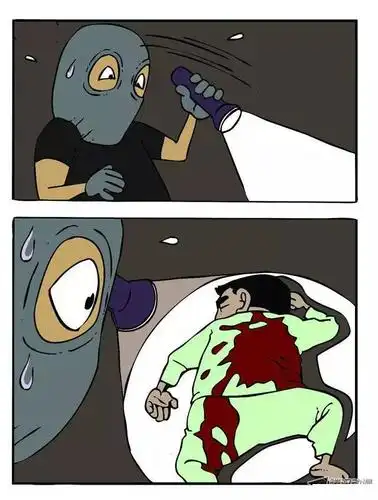 搞笑漫画尸体睡衣