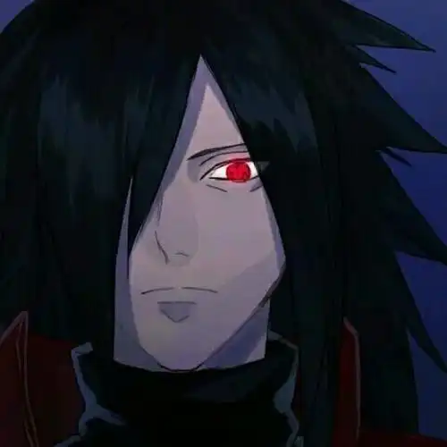 宇智波斑黑白高清头像图片