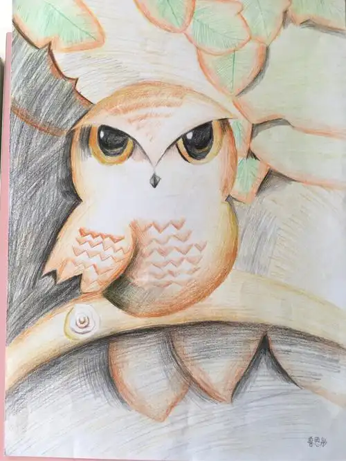 奇厘米文艺培训学校中三级2018年下期学员绘画硬笔书法展(10岁左右)