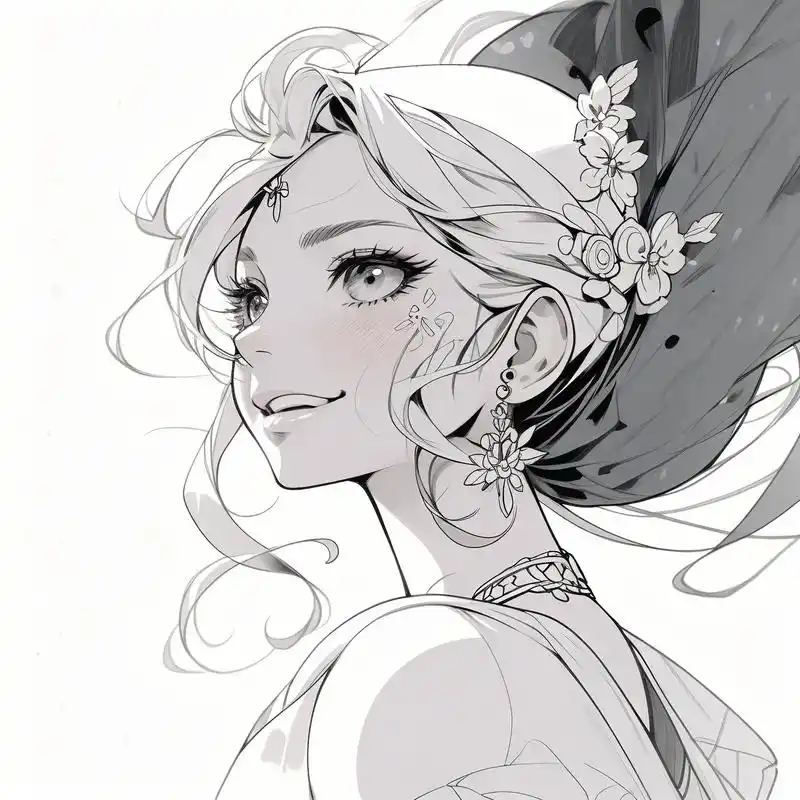 96 唯美手绘女生头像精选 95