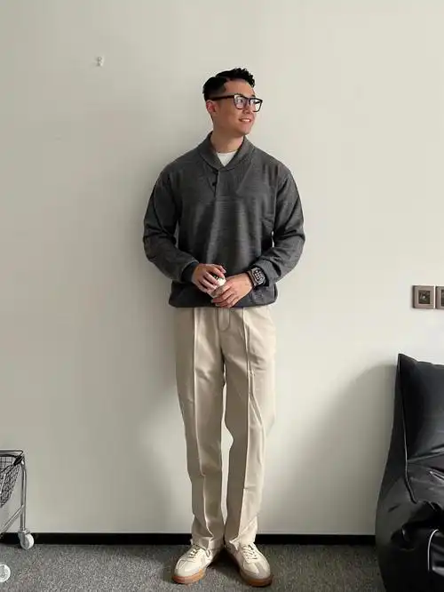 175cm70kg秋冬男生轻熟穿搭日常通勤