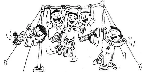 我的体育课简笔画