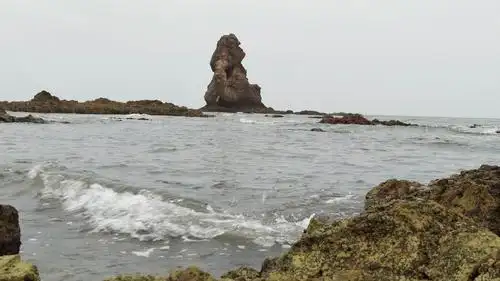 青岛崂山石老人海滩