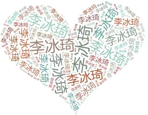 求大神帮我做一张这样名字心形的图案.