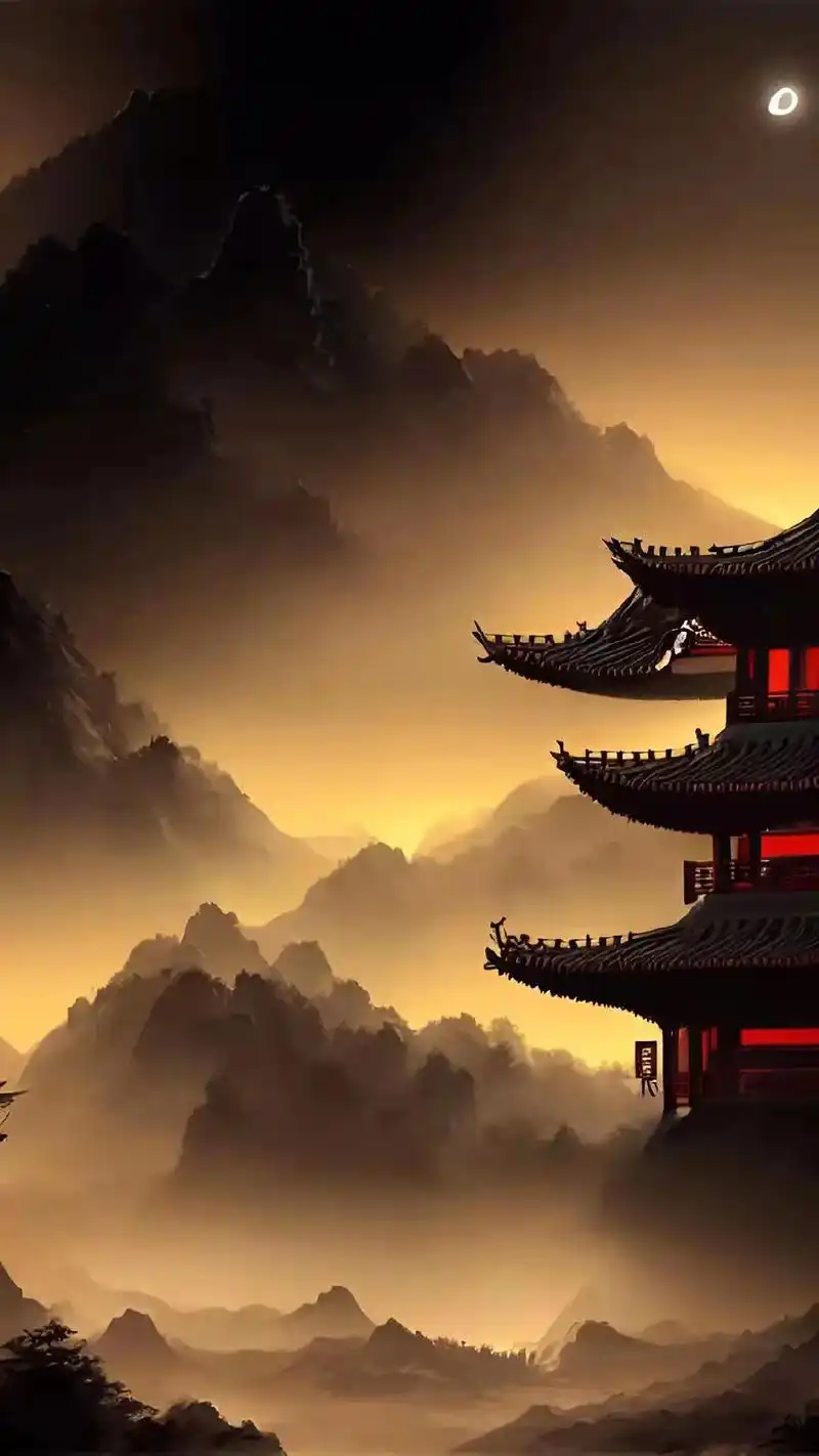 "回头看,青山已过万重山!"#国风古韵 #治愈系风景 #古风 - 抖音