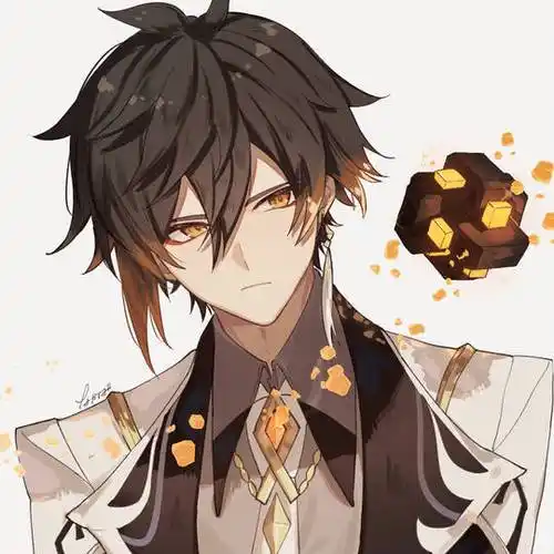 原神钟离(zhongli)可爱头像图片,一起看看吧 | bobopic