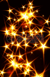 金色星空闪耀h5动态背景图片素材